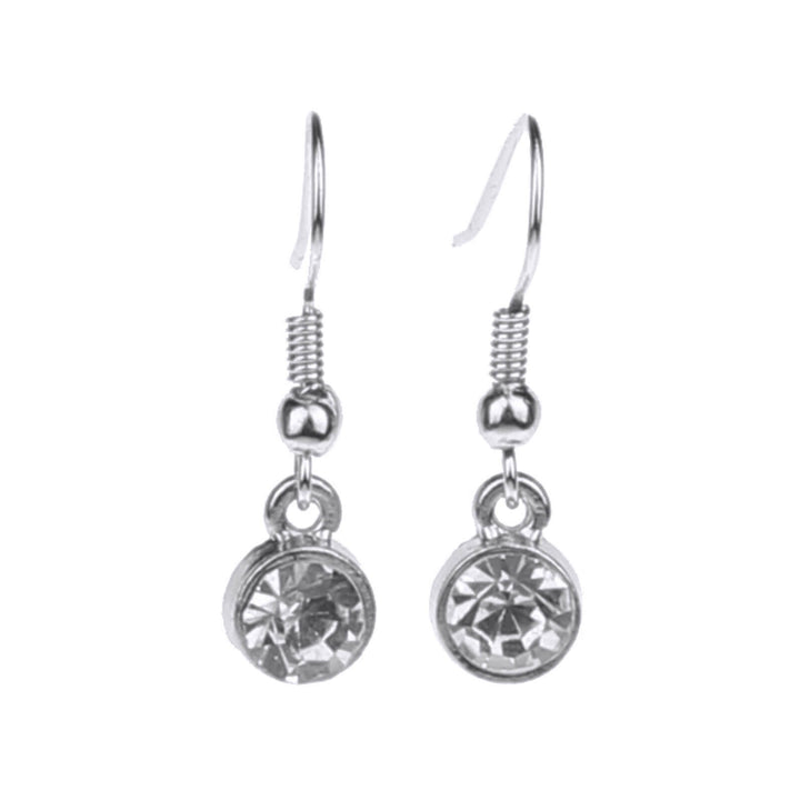 Roikkuvat pienet korvakorut lasikivellä