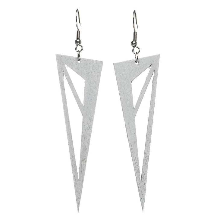 Honeysuckle wood earrings (Steel 316L)