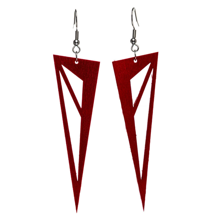 Honeysuckle wood earrings (Steel 316L)