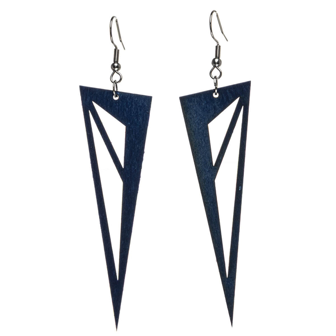 Honeysuckle wood earrings (Steel 316L)