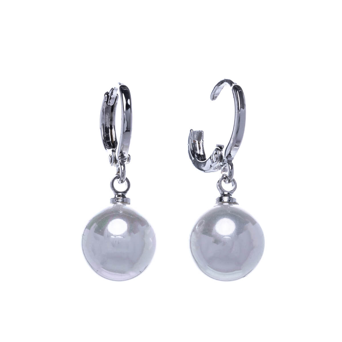 Dangling pearl earrings in earring (10mm)