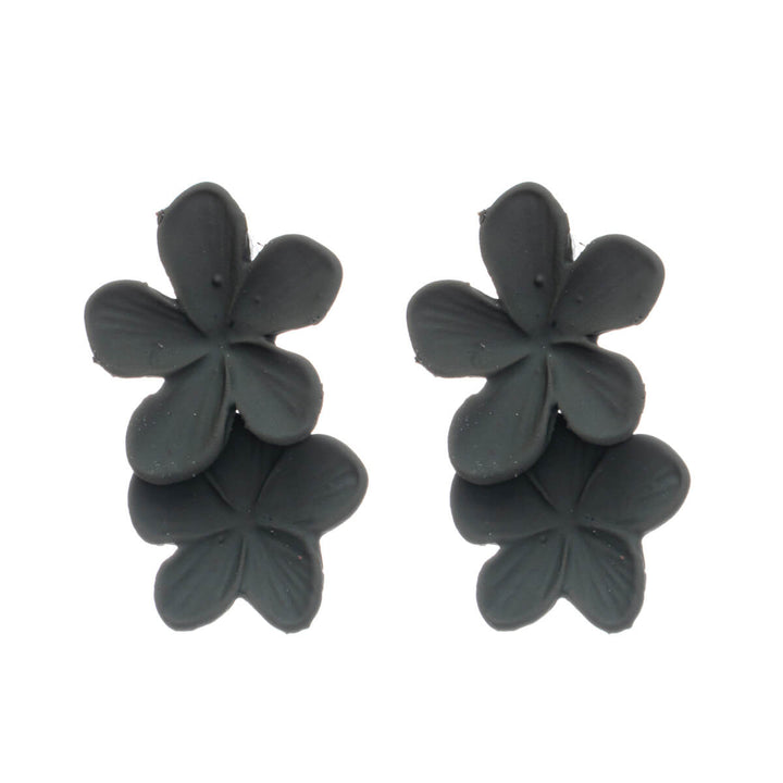 Two flowers hanging earrings