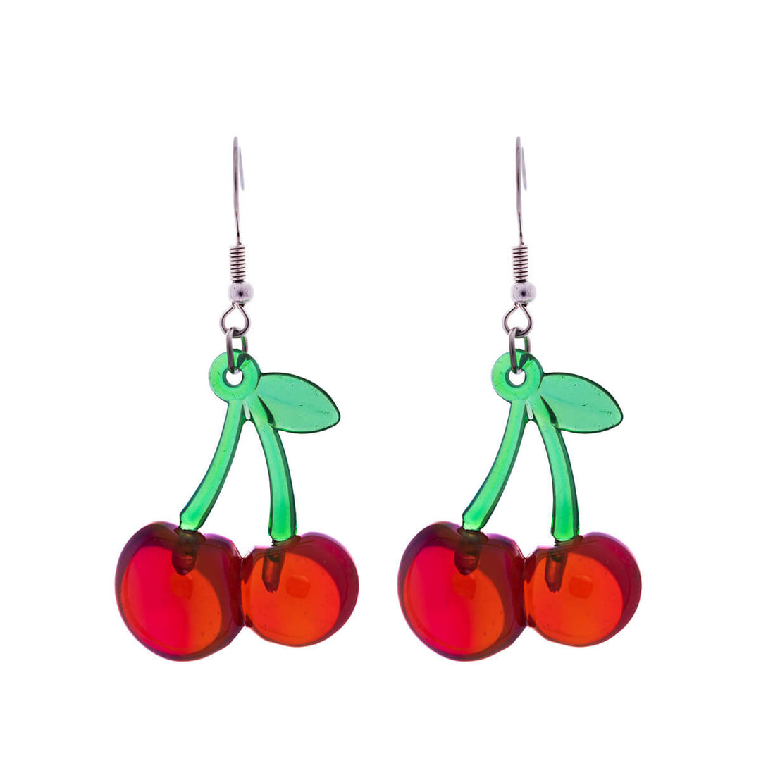 Hanging cherry earrings (Steel 316L)