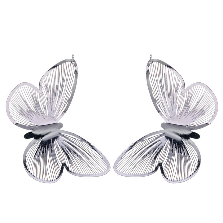 Steel butterfly earrings (Steel 316L)