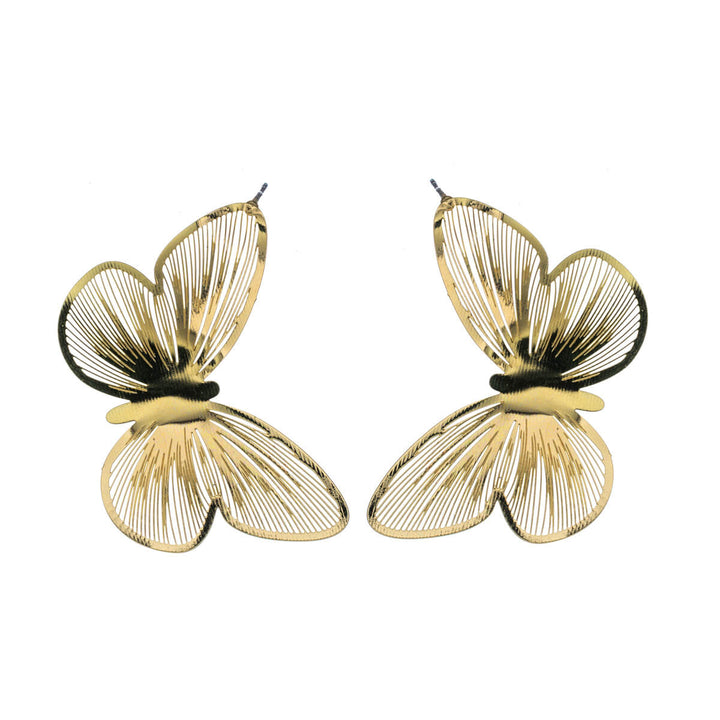 Steel butterfly earrings (Steel 316L)