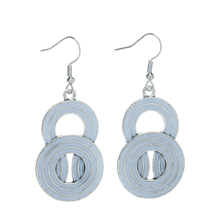 Värilliset roikkuvat rengas korvakorut