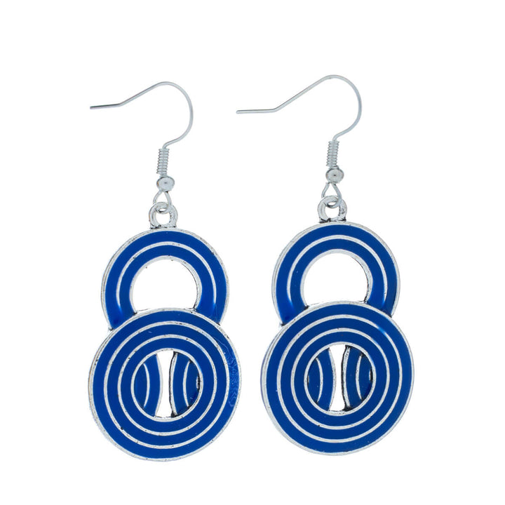 Värilliset roikkuvat rengas korvakorut