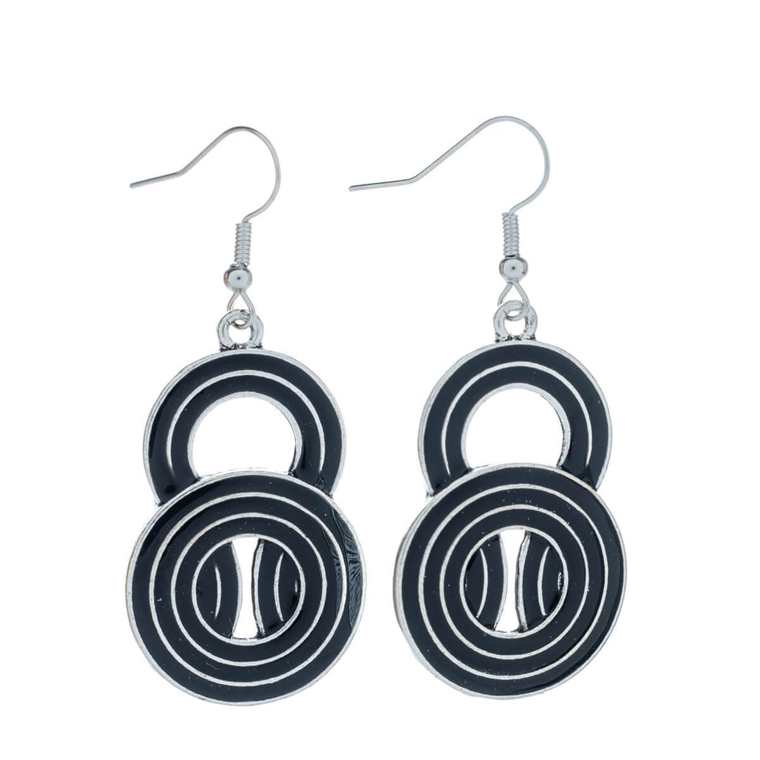 Värilliset roikkuvat rengas korvakorut