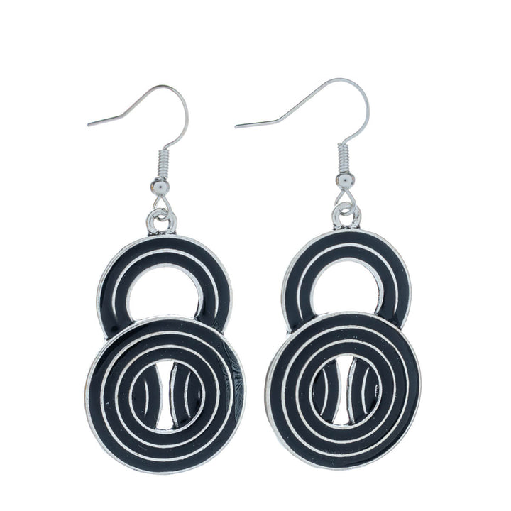 Värilliset roikkuvat rengas korvakorut