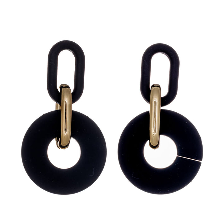 Colourful plastic Drop earrings