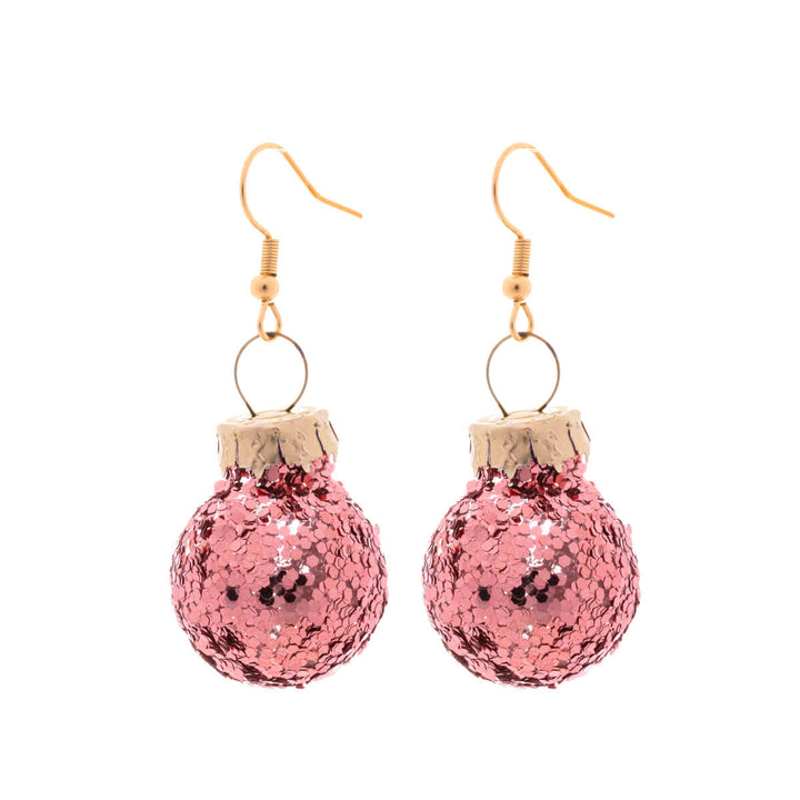 Hileiset Christmas ball earrings ø2cm (Steel 316L)