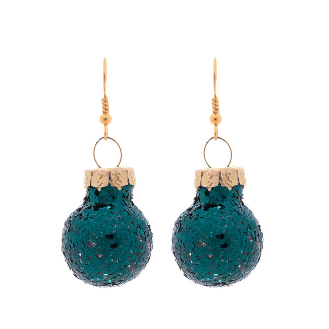Hileiset Christmas ball earrings ø2cm (Steel 316L)