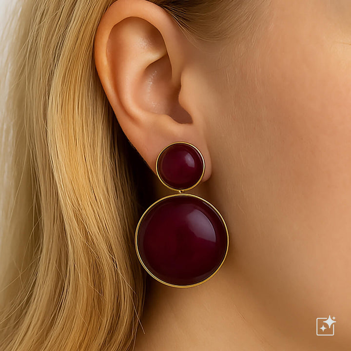 Round Drop earrings