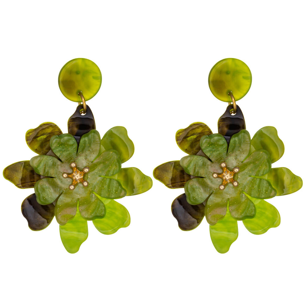 Colorful floral earrings – eye-catching Drop earrings