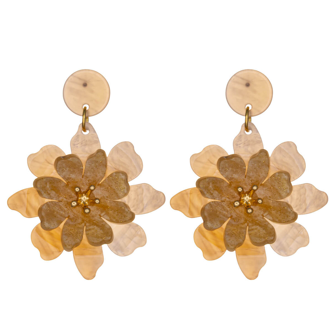 Colorful floral earrings – eye-catching Drop earrings