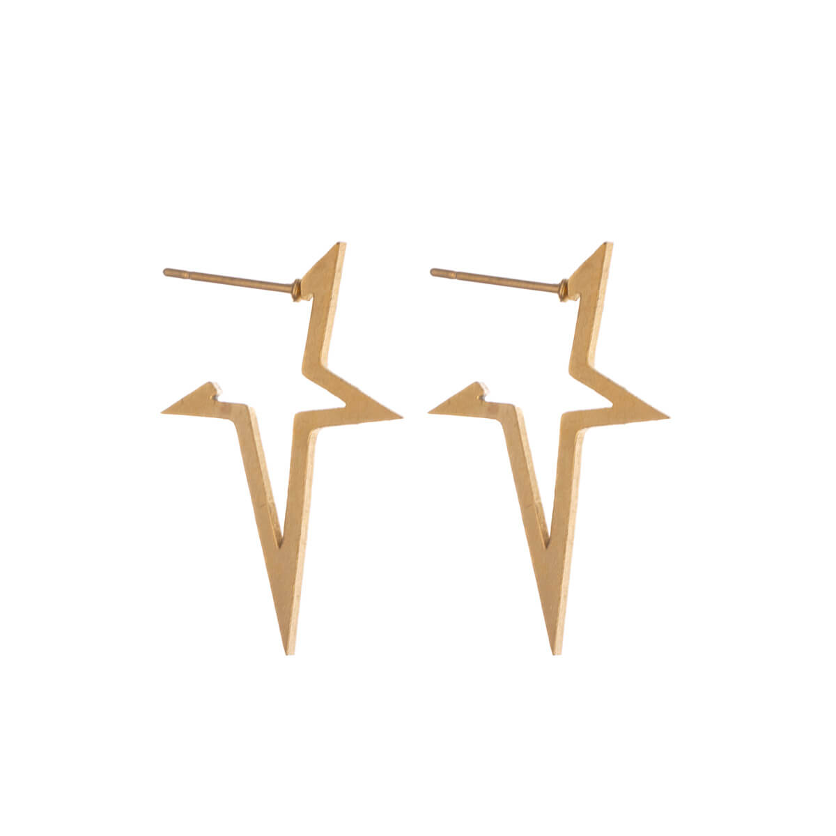 Star shaped earrings (Steel 316L)