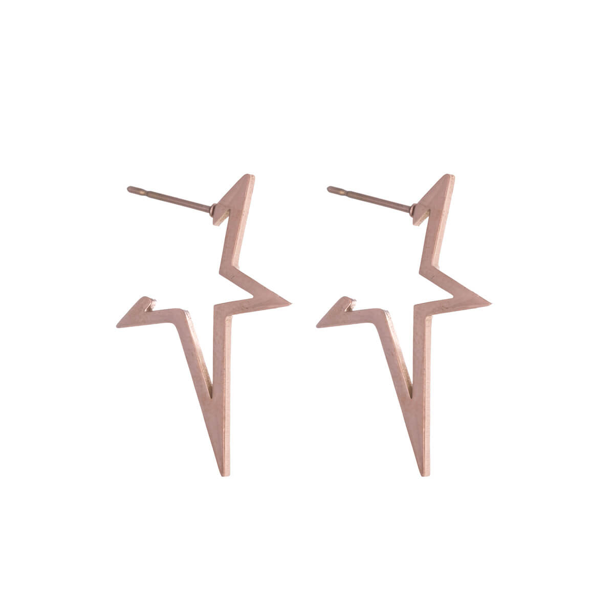 Star shaped earrings (Steel 316L)