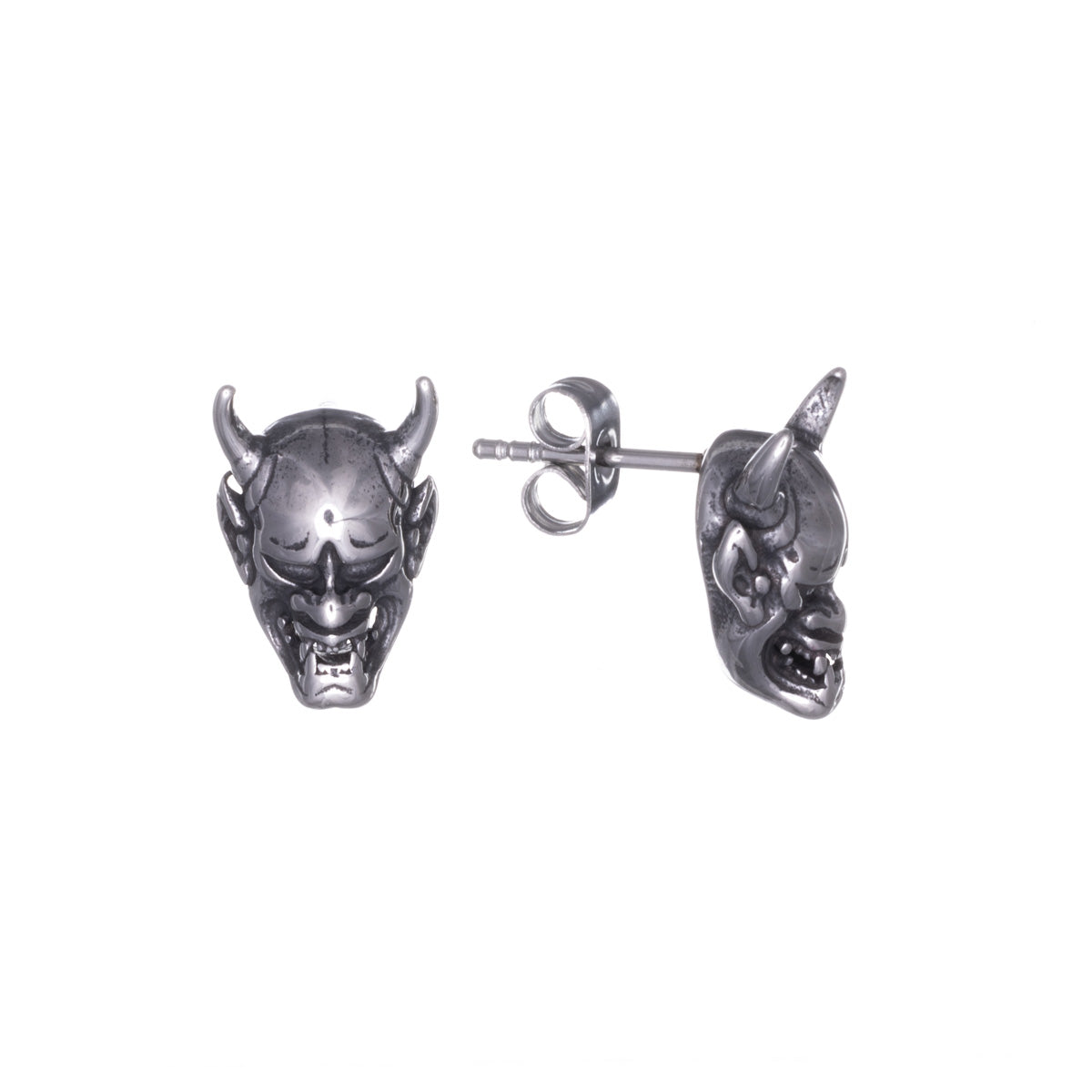 Devil's head earrings (Steel 316L)