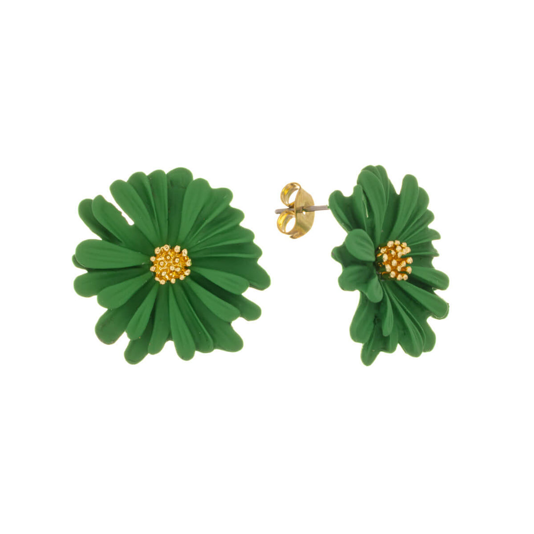 Colourful flower earring (Steel 316L)