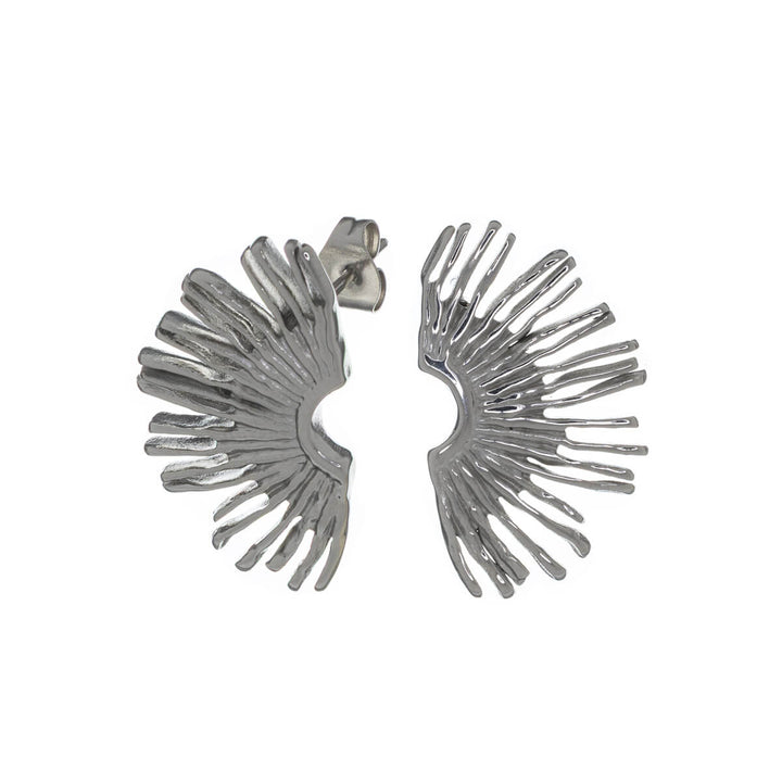 Halvcirkelformade örhängen (stål 316L)