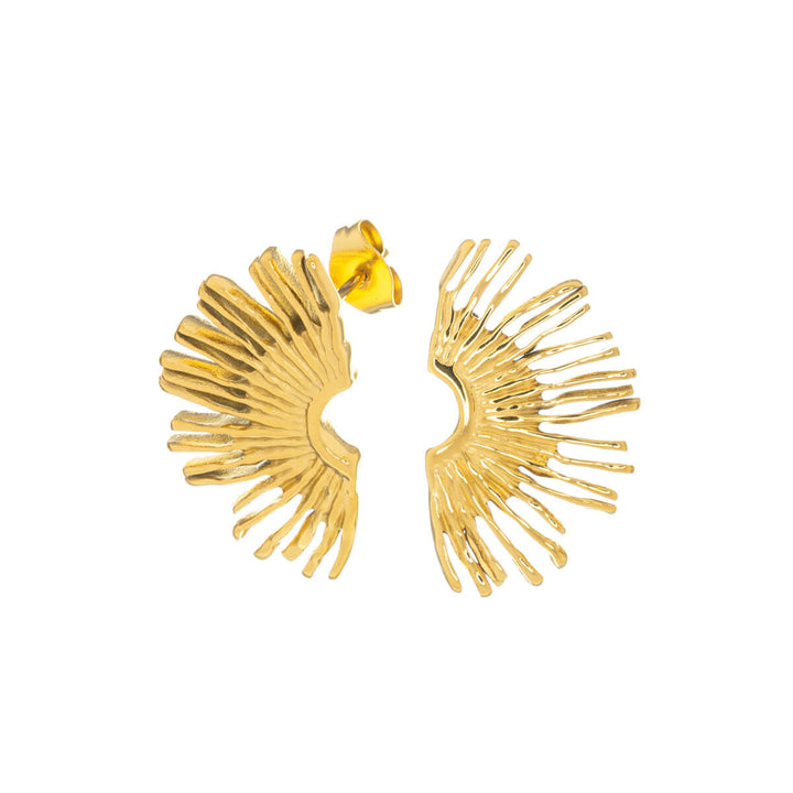 Halvcirkelformade örhängen (stål 316L)