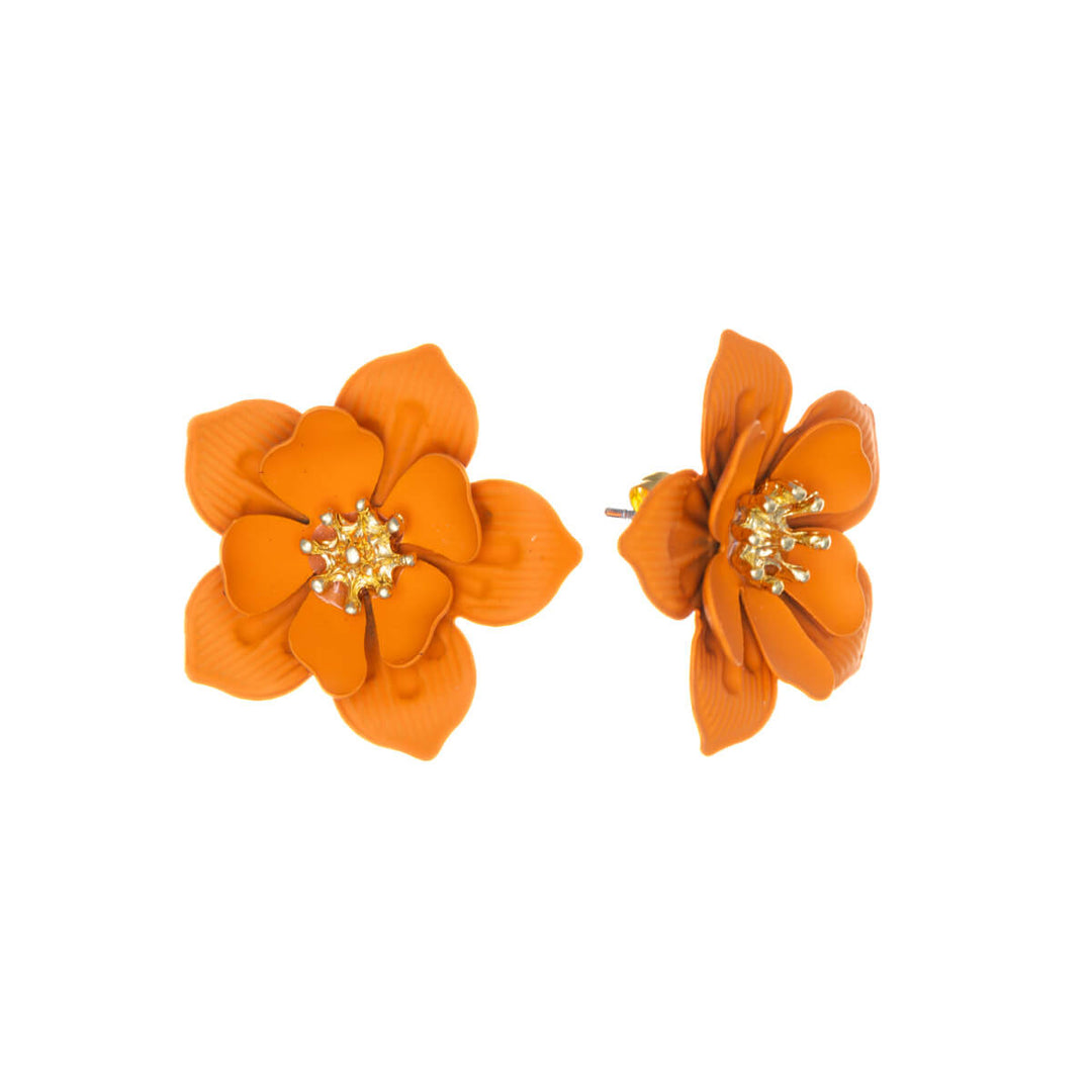 Colourful flower earring (Steel 316L)