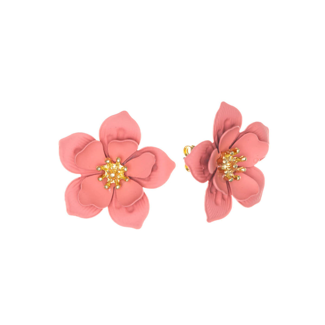 Colourful flower earring (Steel 316L)
