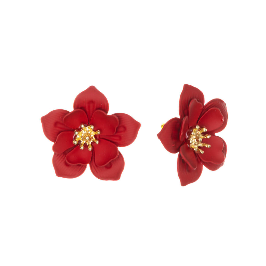 Colourful flower earring (Steel 316L)