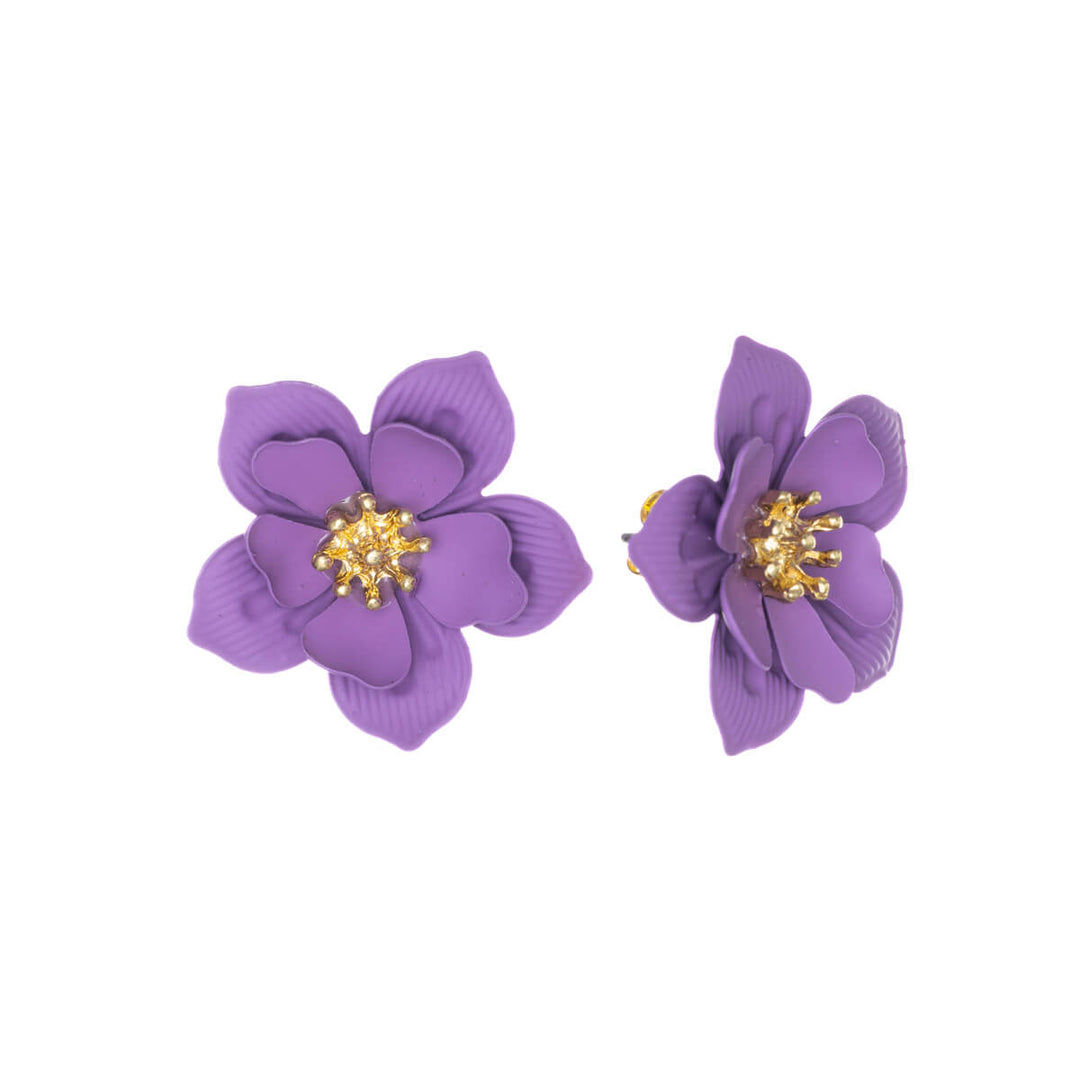 Colourful flower earring (Steel 316L)