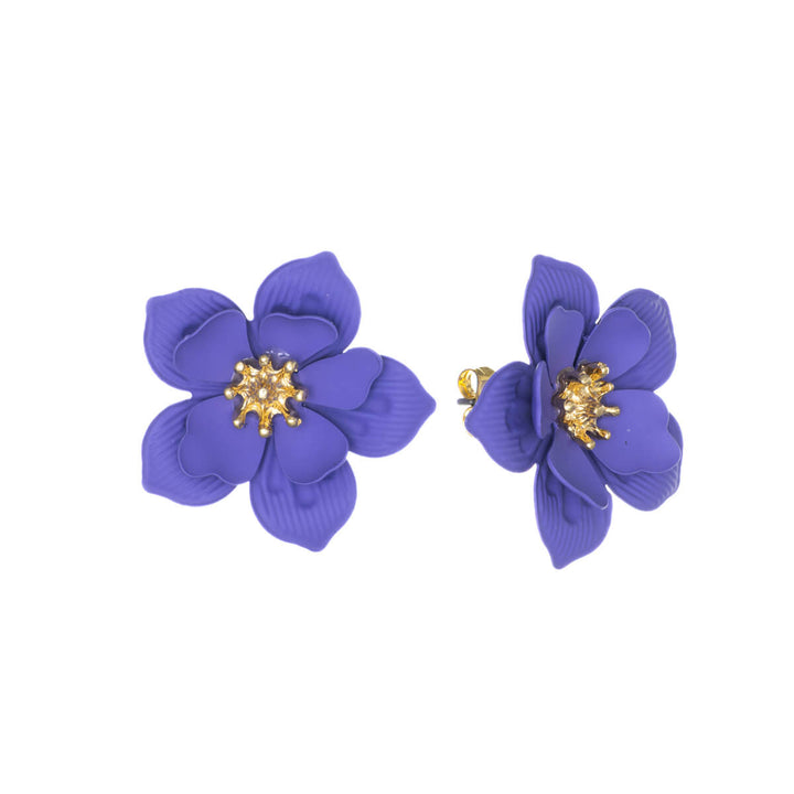 Colourful flower earring (Steel 316L)