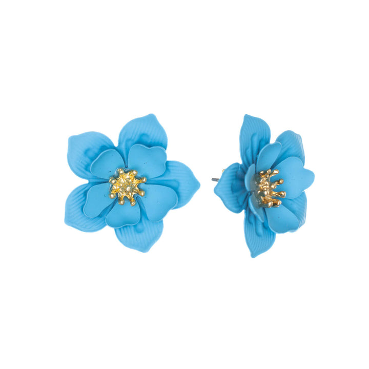 Colourful flower earring (Steel 316L)