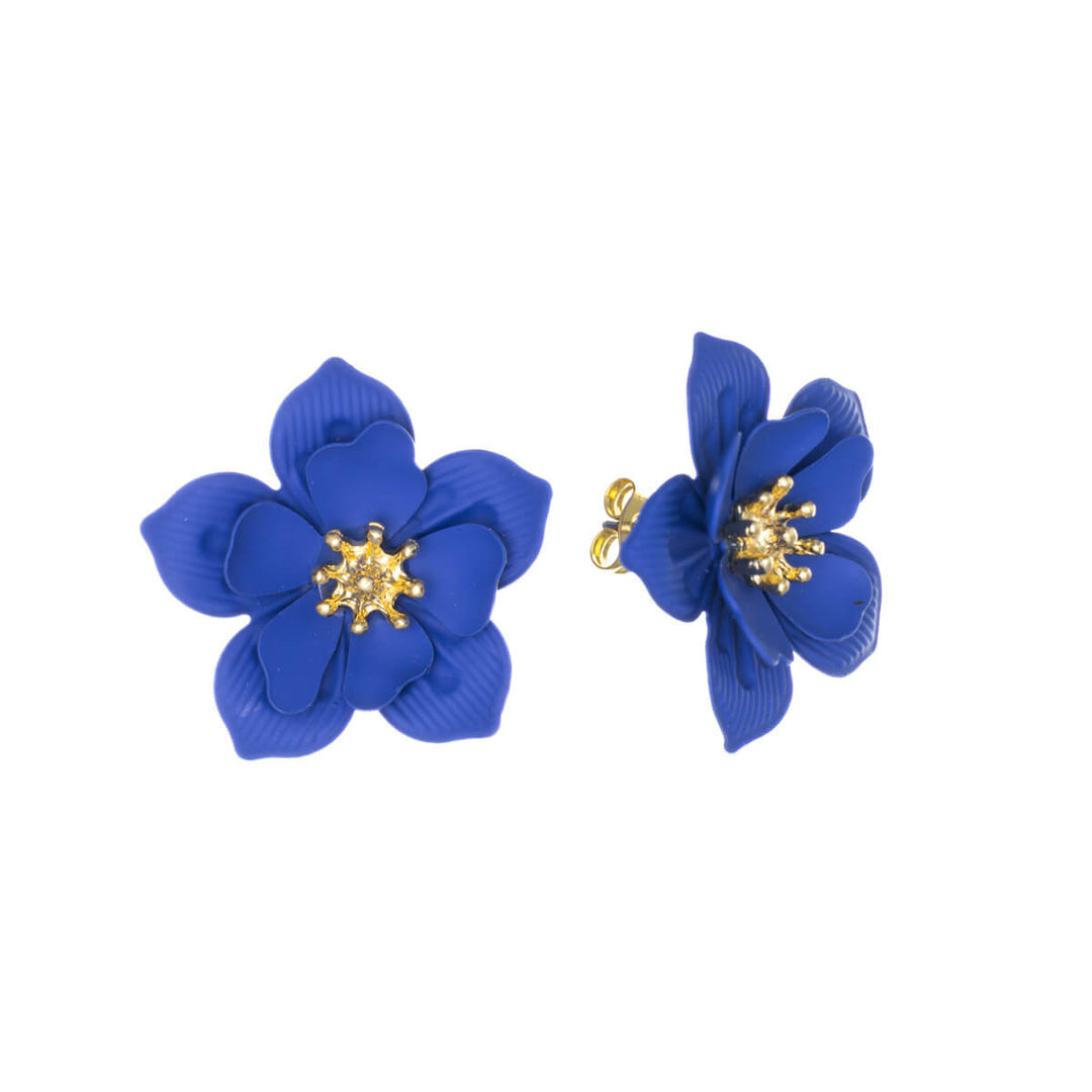 Colourful flower earring (Steel 316L)