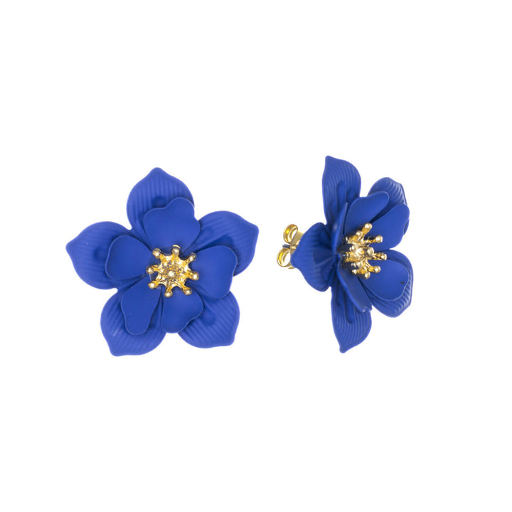 Colourful flower earring (Steel 316L)