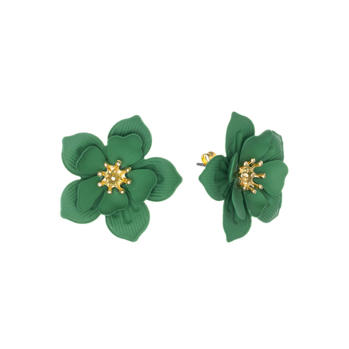 Colourful flower earring (Steel 316L)