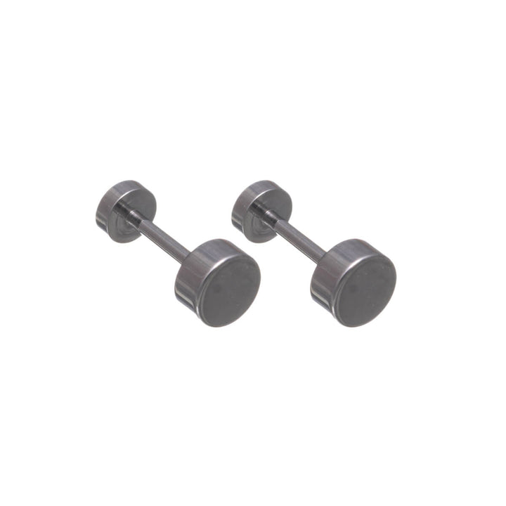 Titanium Stud Earrings 3mm – Screw-on Flat Back (G23)