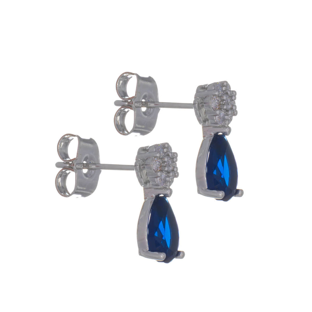 Zirconia teardrop earrings – delicate party jewelry