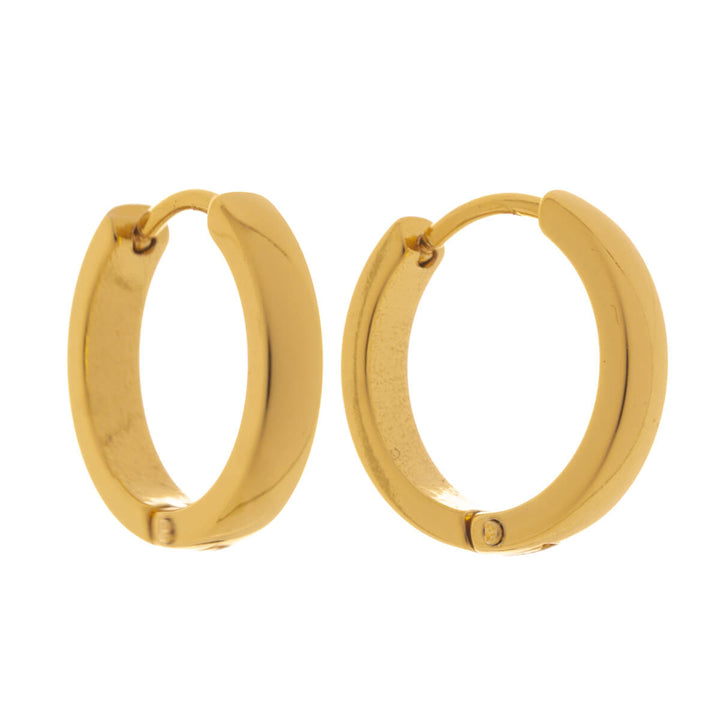 Kaareva teräskorvarengas 3mm (kirurginteräs 316L)