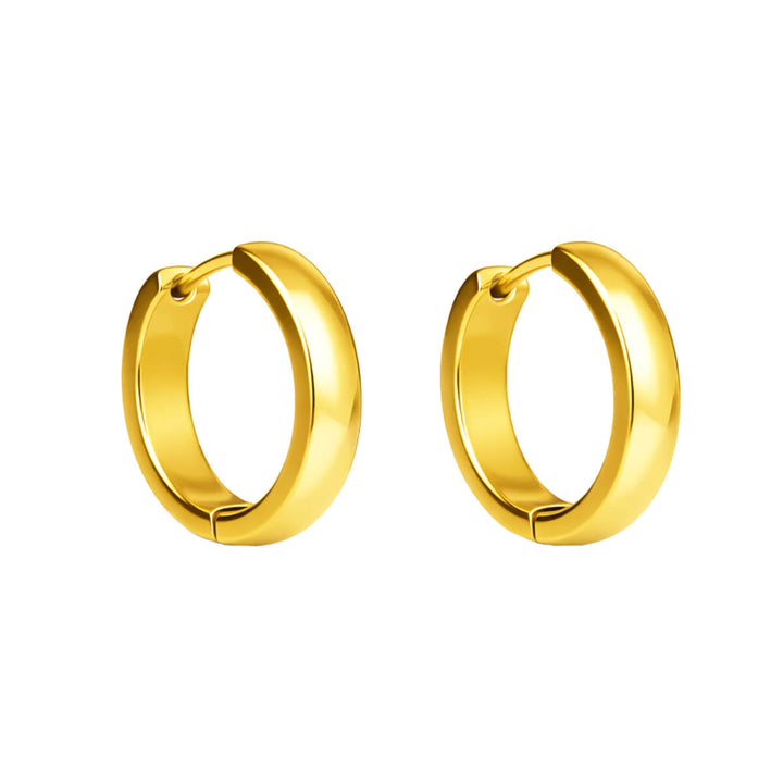 Stålringörhängen 4mm Ø1,8 cm