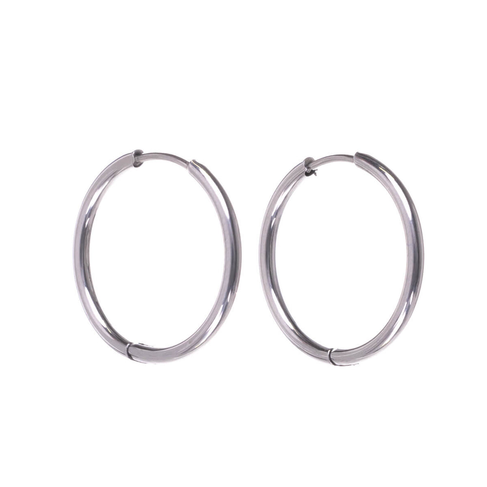 Teräs korvarenkaat 16mm (Kirurginteräs 316L) - Ninja.fi