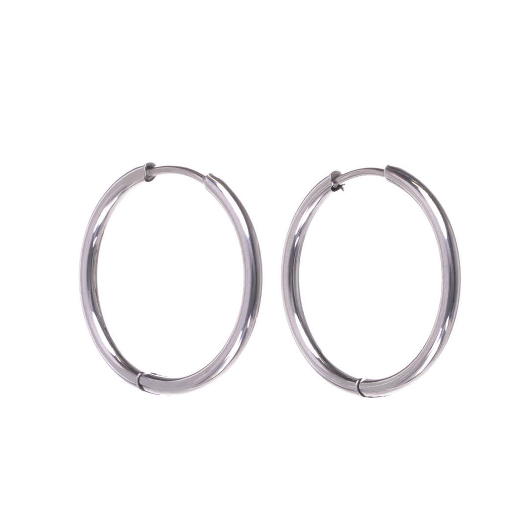 Teräs korvarenkaat 16mm (Kirurginteräs 316L) - Ninja.fi