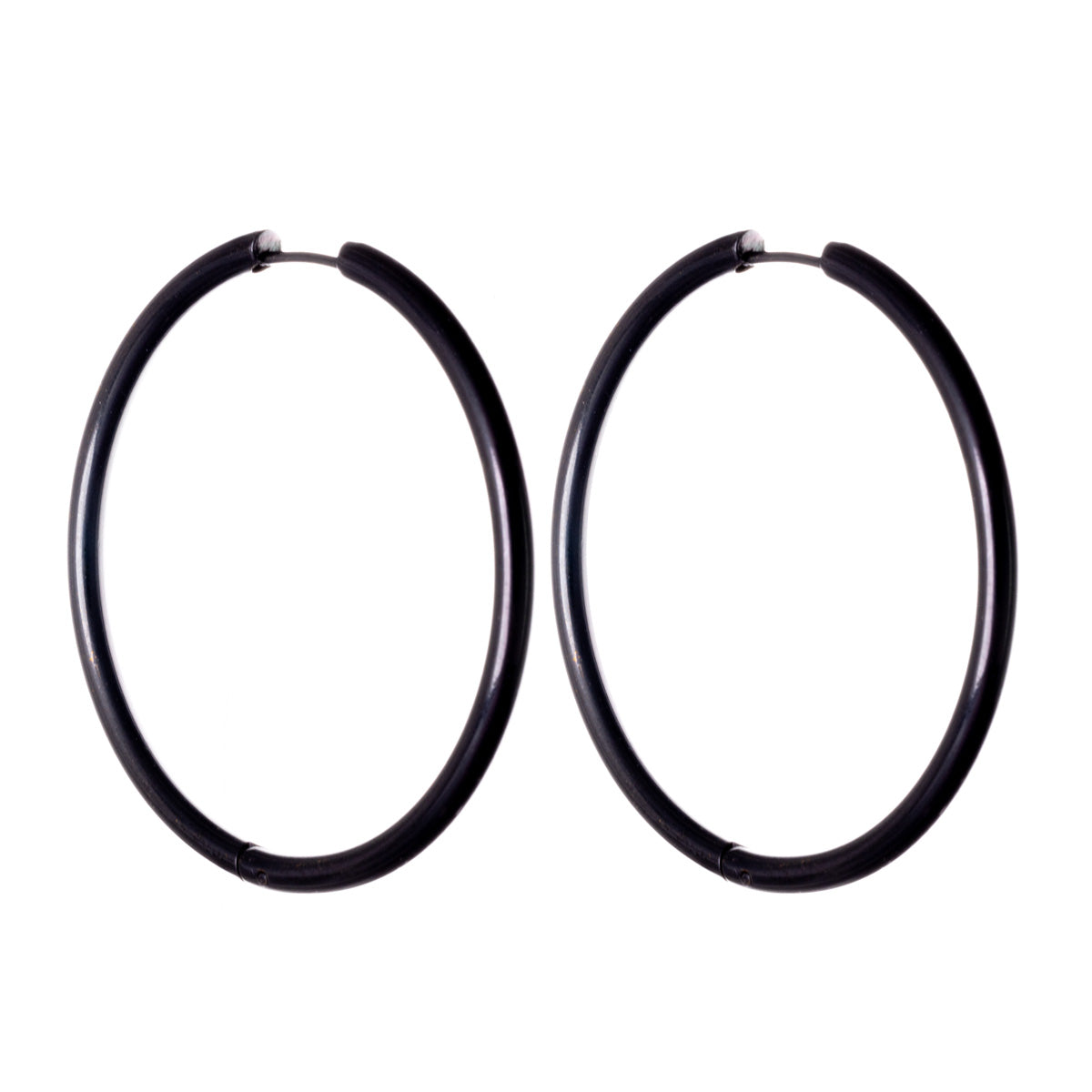 Steel earrings steel ring earrings 3mm 35mm