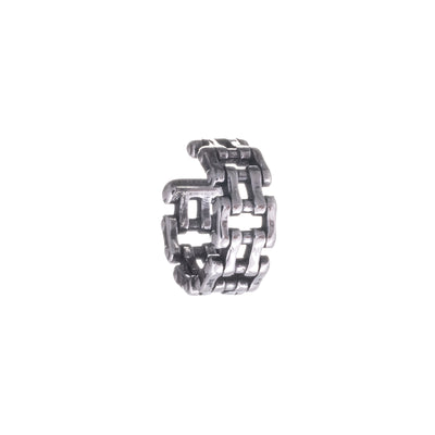 Steel roller chain with cartilage ear cuff 1pc (Steel 316L)