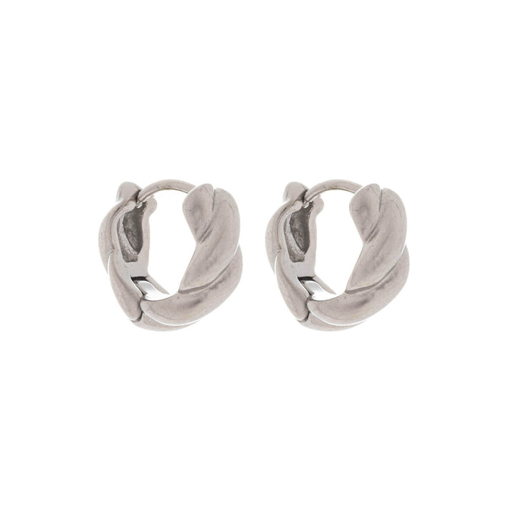 Threaded steel earrings (Steel 316L)