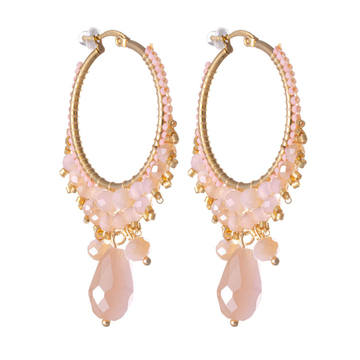 Örhängen med pärlor (stål 316L)