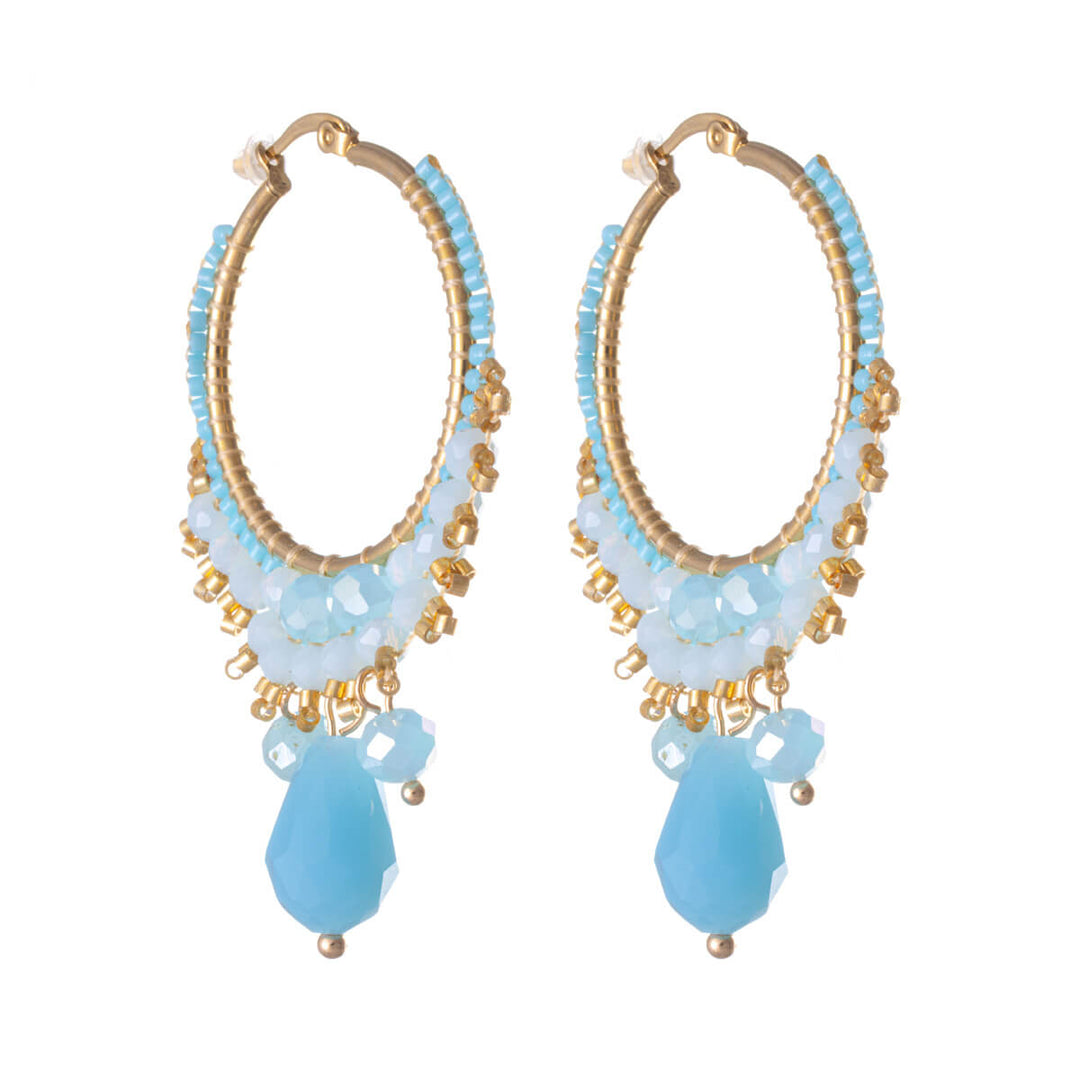 Örhängen med pärlor (stål 316L)