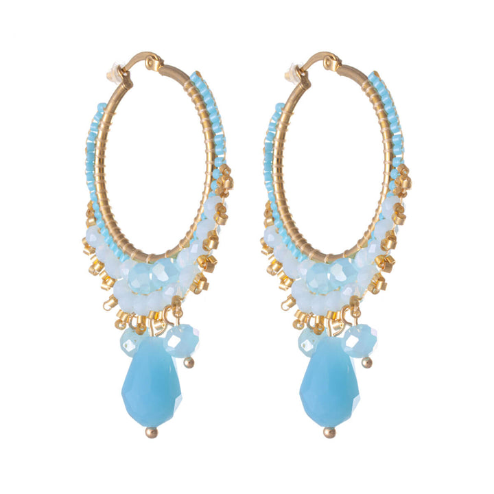 Örhängen med pärlor (stål 316L)