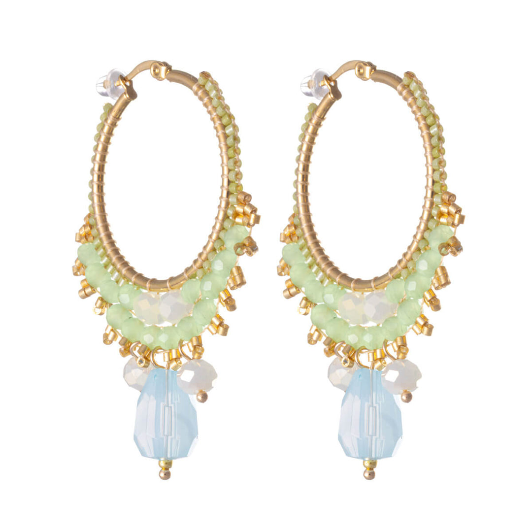 Örhängen med pärlor (stål 316L)