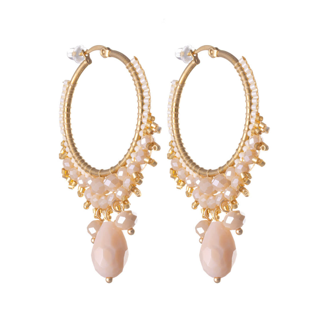 Örhängen med pärlor (stål 316L)