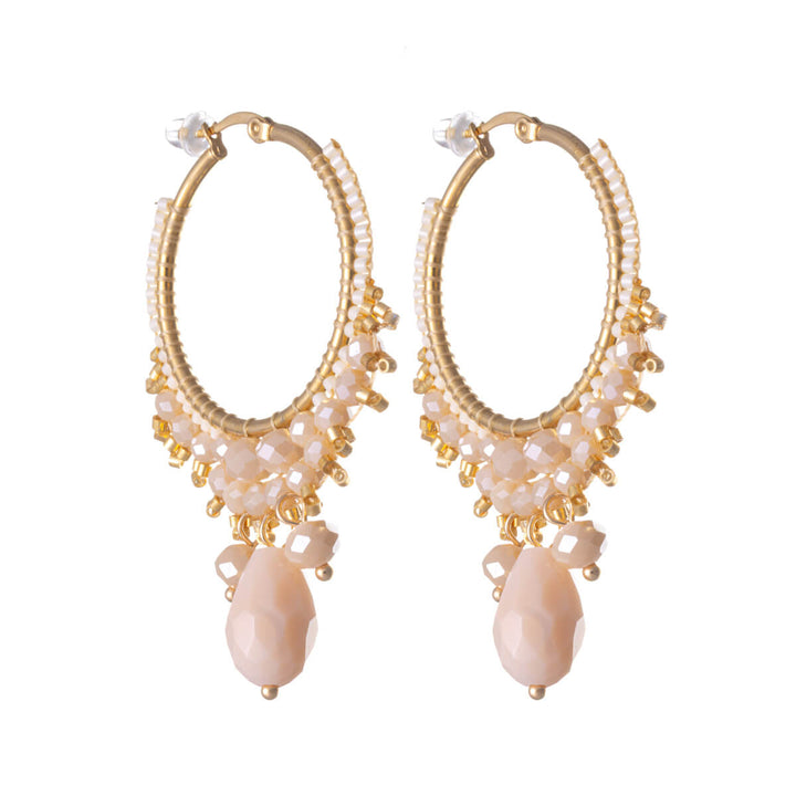 Örhängen med pärlor (stål 316L)