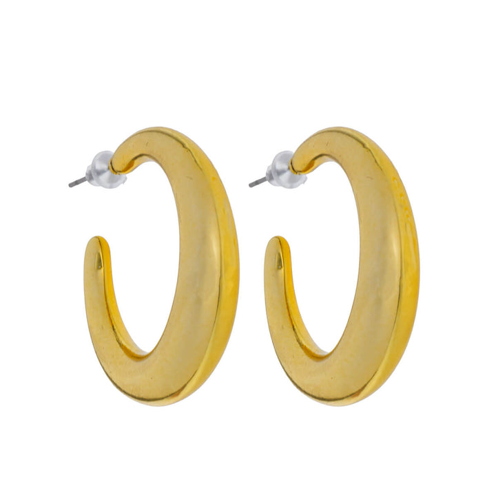 Shiny plastic earrings (Steel 316L)